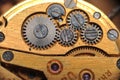 Watch gears close up