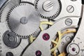 Watch gears close up Royalty Free Stock Photo