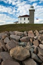 Watch Hill Lighthouse in Rhode island Royalty Free Stock Photo