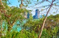 Ao Nang Tower through the jungle, Krabi, Thailand Royalty Free Stock Photo