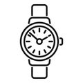 Watch icon outline . Work project