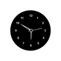 Watch icon vector. Time illustration sign. Wall Clock symbol. Clock logo. Royalty Free Stock Photo