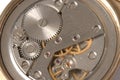 Watch mechanism close up Royalty Free Stock Photo