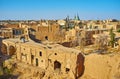 Adobe roofs of old Kashan, Iran