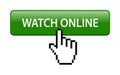 Watch online button Royalty Free Stock Photo