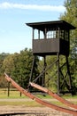 Watch post in former dutch Camp Westerbork Royalty Free Stock Photo