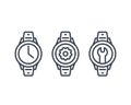 Watch repair icons