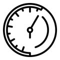 Watch repair parts icon, outline style Royalty Free Stock Photo