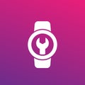 Watch repair vector icon