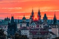 Watch the sunrise in Prague.