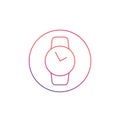 Watch thin line icon