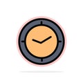 Watch, Time, Timer, Clock Abstract Circle Background Flat color Icon Royalty Free Stock Photo