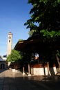 Watch tower and fount in Sarajevo