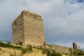 The watch tower of the medieval fortress Trascau. Royalty Free Stock Photo