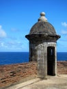 Watch tower at the San Cristobal castle Royalty Free Stock Photo