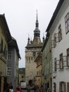 Watch Tower - Sighisoara, Romania Royalty Free Stock Photo