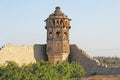 Watch tower of Zanana enclosure at Hampi - a UNESCO World Heritage Site located in Karnataka, India. Sights of the ruins of Hampi Royalty Free Stock Photo