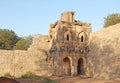 Watch tower of Zanana enclosure at Hampi - a UNESCO World Heritage Site located in Karnataka, India. Sights of the ruins of Hampi Royalty Free Stock Photo