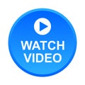 Watch video button Royalty Free Stock Photo