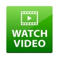 Watch video button Royalty Free Stock Photo