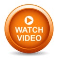 Watch video button Royalty Free Stock Photo