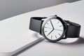 watch on white background, 3 d illustrationwatch on white background, 3 d illustrationwhite smart Royalty Free Stock Photo