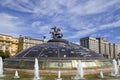 Watch of the World on a Manezhnaya Square, Moscow