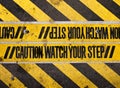 Watch your step Royalty Free Stock Photo