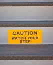 Watch Your Step Royalty Free Stock Photo