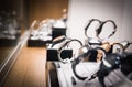 Watches in a luxury store Royalty Free Stock Photo