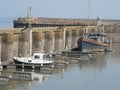 Watchet Harbour low tide