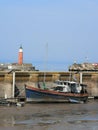 Watchet Harbour low tide