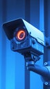 Watchful lens Surveillance camera highlighted for enhanced protective measures