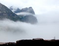 Watching Clouds Roll in from a Viewing Station on `Going to the Sun Road`