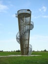 Watching metallic tower , Lithuania