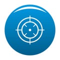 Watching of radar icon blue vector Royalty Free Stock Photo