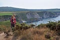 Watching the sea in Wales