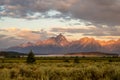 Watching Sunrise From Willow Flats Light The Tetons