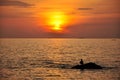 Watching sunset at Lanta Island