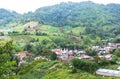 Watching Tondano city from the hill Royalty Free Stock Photo