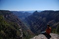 Watching the views of Grand Canyon