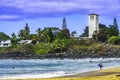 Watching Waves Surfer Waimea Bay North Shore Oahu Hawaii Royalty Free Stock Photo