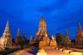 watchiwattanaram temple in Ayutthaya Thailand Royalty Free Stock Photo