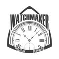 Watchmaker repair monochrome