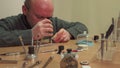 Watchmaker repaires repeater