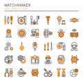 Watchmaker , Thin Line and Pixel Perfect Icons