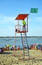 Watchman at the beach, watchtower, Sanlucar de Barrameda, Spain