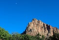 Watchman Mountain, Zion National Park Royalty Free Stock Photo