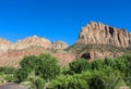 Watchman Mountain, Zion National Park Royalty Free Stock Photo