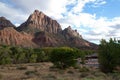 Watchman Peak at Sunset Royalty Free Stock Photo